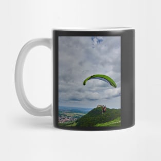 Hangglider over Hohenneuffen Castle Mug